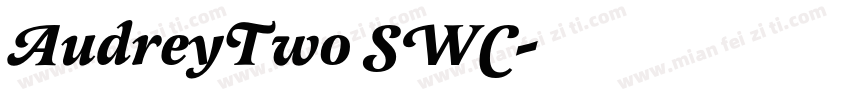 AudreyTwo SWC字体转换